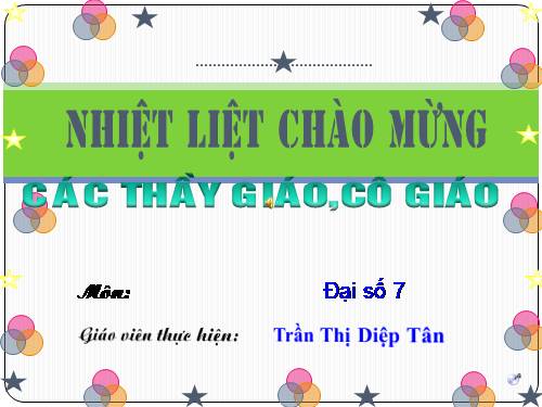 Chương II. §6. Mặt phẳng toạ độ