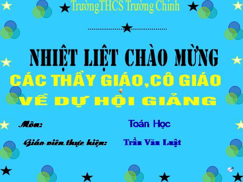 Chương II. §6. Mặt phẳng toạ độ