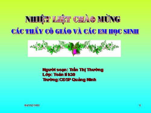 Chương III. §4. Số trung bình cộng