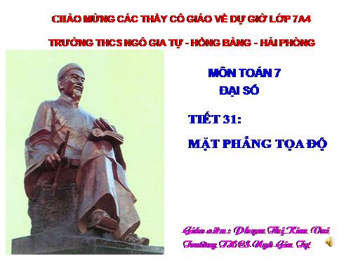 Chương II. §6. Mặt phẳng toạ độ