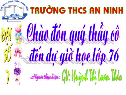 Chương I. §11. Số vô tỉ. Khái niệm về căn bậc hai