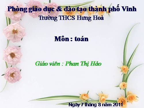 Chương IV. §4. Đơn thức đồng dạng