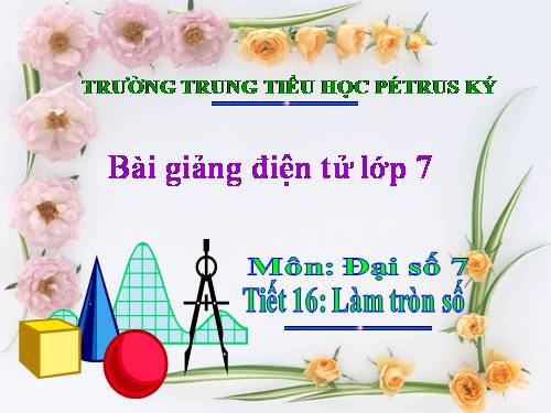 Chương I. §10. Làm tròn số