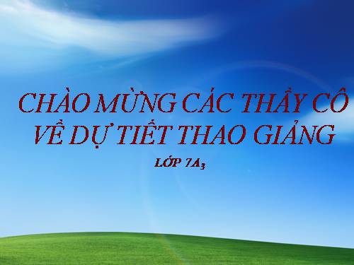 Chương IV. §7. Đa thức một biến