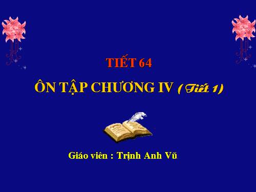 Ôn tập Chương IV. Biểu thức đại số