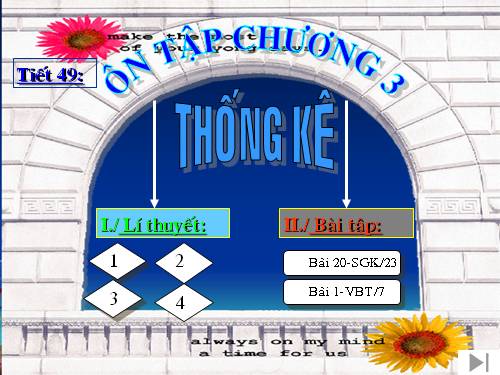 Ôn tập Chương III. Thống kê