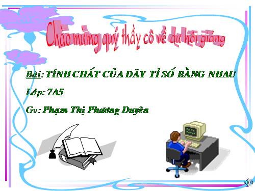 Chương I. §8. Tính chất của dãy tỉ số bằng nhau