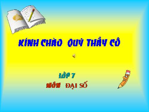 Chương IV. §2. Giá trị của một biểu thức đại số