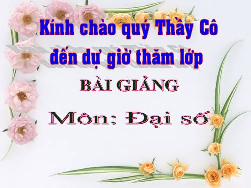 Chương III. §4. Số trung bình cộng