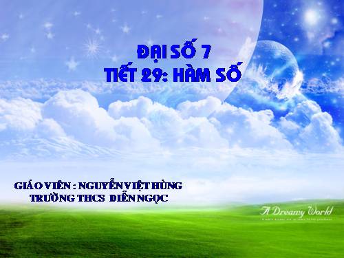 Chương II. §5. Hàm số