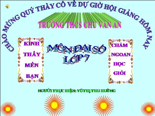 Chương II. §1. Đại lượng tỉ lệ thuận