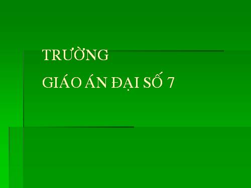 Chương I. §4. Giá trị tuyệt đối của một số hữu tỉ. Cộng, trừ, nhân, chia số thập phân