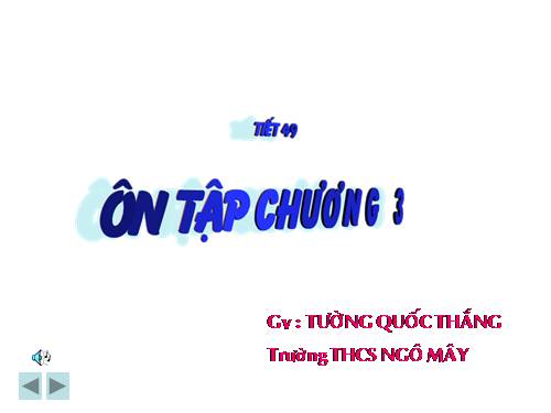 Ôn tập Chương III. Thống kê