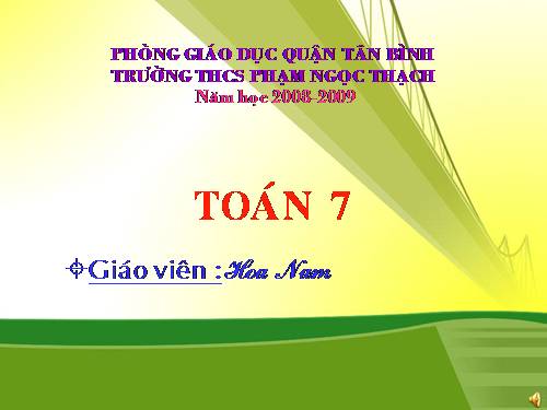 Chương II. §5. Hàm số