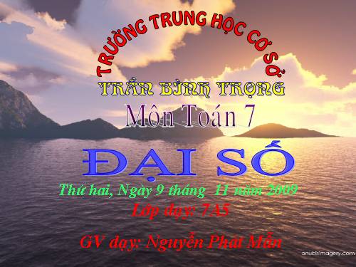 Chương II. §1. Đại lượng tỉ lệ thuận