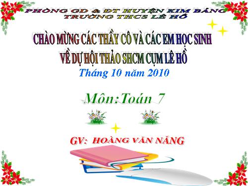 Chương I. §8. Tính chất của dãy tỉ số bằng nhau