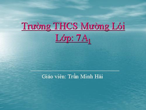 Chương I. §11. Số vô tỉ. Khái niệm về căn bậc hai