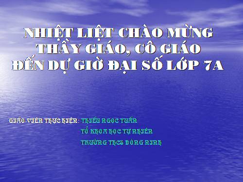 Chương IV. §8. Cộng, trừ đa thức một biến