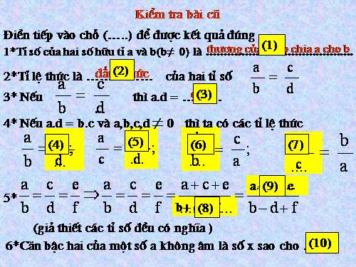 Ôn tập Chương I. Số hữu tỉ. Số thực