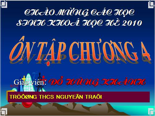 Ôn tập Chương IV. Biểu thức đại số