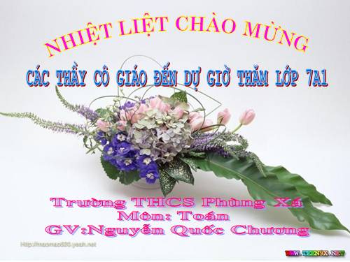 Chương II. §3. Đại lượng tỉ lệ nghịch