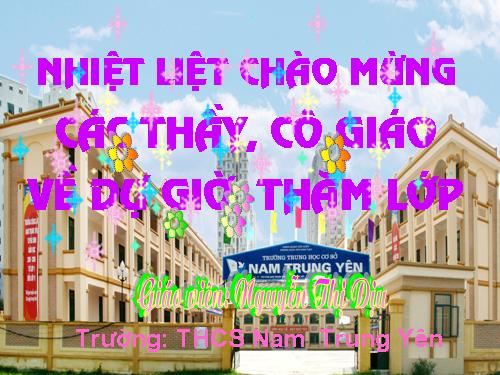 Chương II. §7. Đồ thị của hàm số y = ax (a ≠ 0)