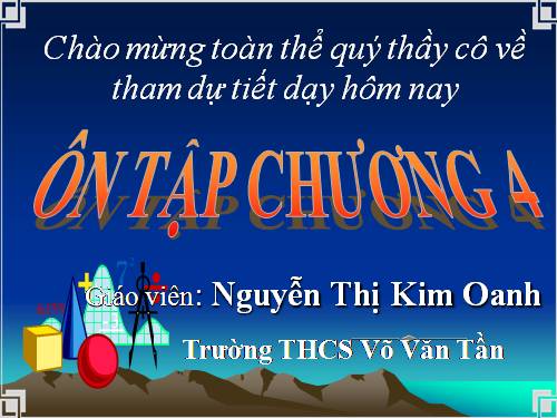 Ôn tập Chương IV. Biểu thức đại số