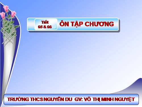 Ôn tập Chương IV. Biểu thức đại số