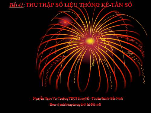 Chương III. §1. Thu thập số liệu thống kê, tần số