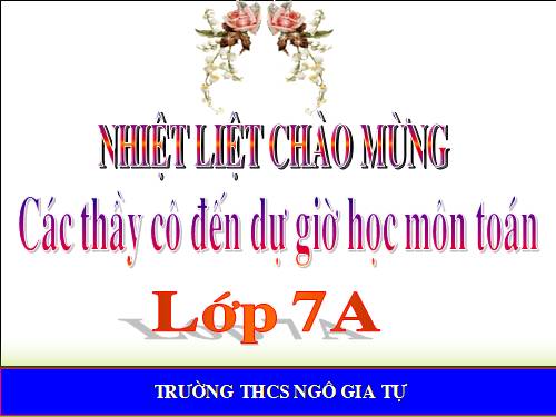 Chương IV. §9. Nghiệm của đa thức một biến