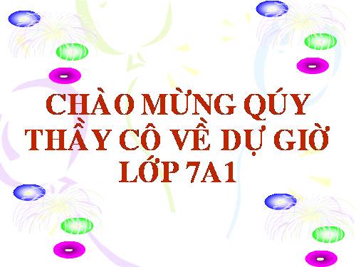 Chương IV. §7. Đa thức một biến