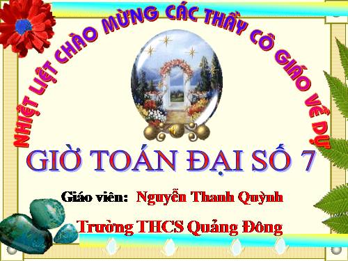 Chương IV. §3. Đơn thức