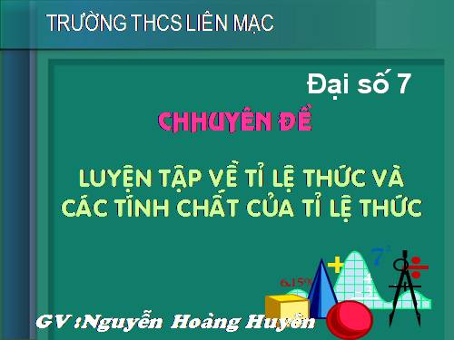 Các bài Luyện tập