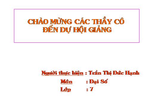 Các bài Luyện tập