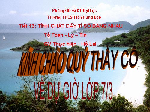 Chương I. §8. Tính chất của dãy tỉ số bằng nhau