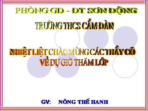 Chương II. §3. Đại lượng tỉ lệ nghịch