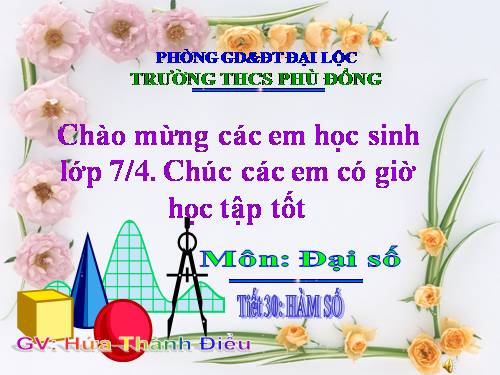 Chương II. §5. Hàm số