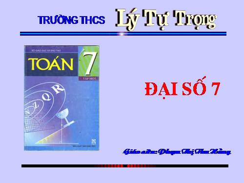 Chương II. §1. Đại lượng tỉ lệ thuận