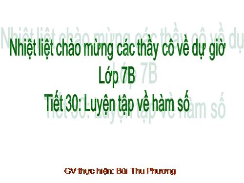 Các bài Luyện tập