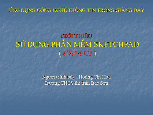 hình vẽ lop  8  bằng sketchpad