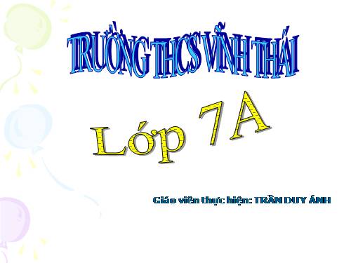 Chương III. §2. Bảng tần số các giá trị của dấu hiệu