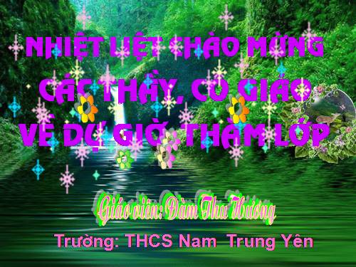 Chương II. §7. Đồ thị của hàm số y = ax (a ≠ 0)