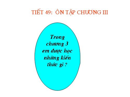 Ôn tập Chương III. Thống kê