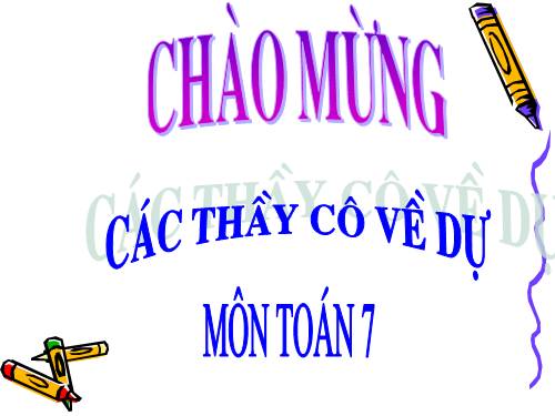 Chương IV. §7. Đa thức một biến