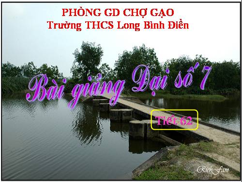 Chương IV. §9. Nghiệm của đa thức một biến