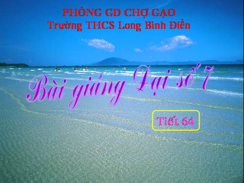 Ôn tập Chương IV. Biểu thức đại số