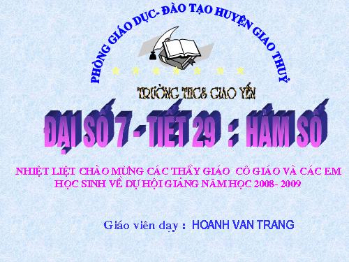 Chương II. §5. Hàm số