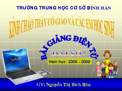 Chương IV. §7. Đa thức một biến