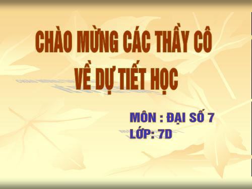 Chương IV. §4. Đơn thức đồng dạng