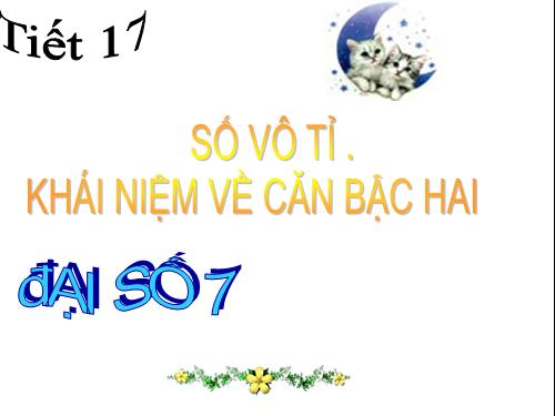 Chương I. §11. Số vô tỉ. Khái niệm về căn bậc hai